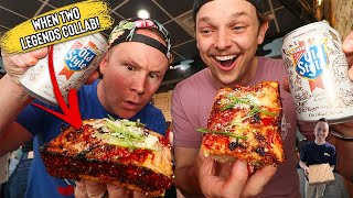 ZaZa's Pizzeria x Casazza House Pizza Detroit Style Pizza Collab in Chicago!