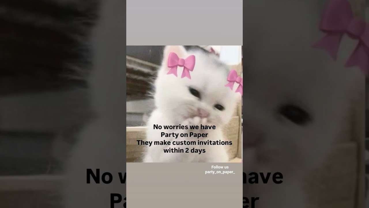 Defining the mood. It’s more than just an invite; it’s a Party on Paper. 