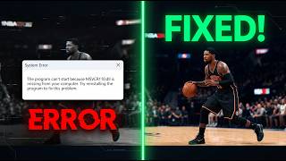 How to Fix MSVCR110.dll Error When Launching NBA2K16 ✅