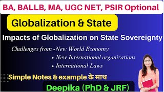 Impacts of Globalisation on State Sovereignty