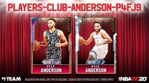 NBA 2K20 Players Club Locker Code!