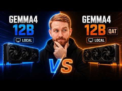 Gemma4 12B vs 12B QAT | Head to Head Battle