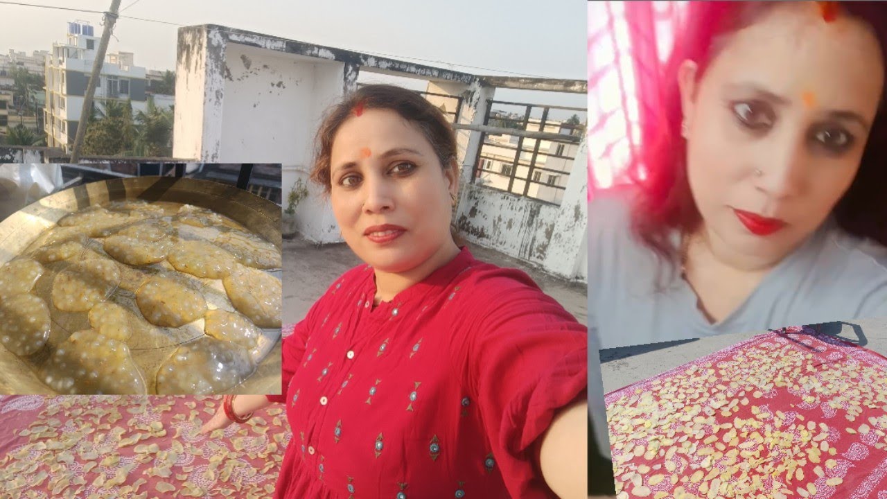 Simple tarike se sabudana ka papad recipe (नाइट्रिक के साथ आलू चिप्स रेसिपी)