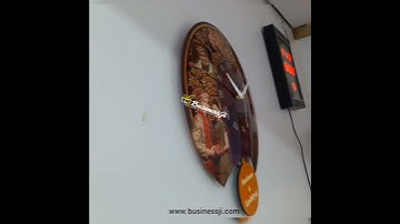 Acrylic Doom Wall Clock | Pendulum Wall Clock | Personalized Photo Wall Clock | # BusinessJi Gift