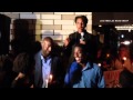 Malissia Clinton speaks at candlelight vigil in Manhattan Beach to support family threatened by hate