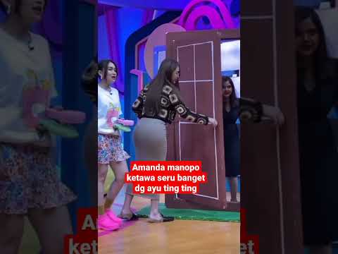 SERU! AMANDA MANOPO KETIKA DG AYU TING TING #amandamanopo #shorts #youtubeshorts