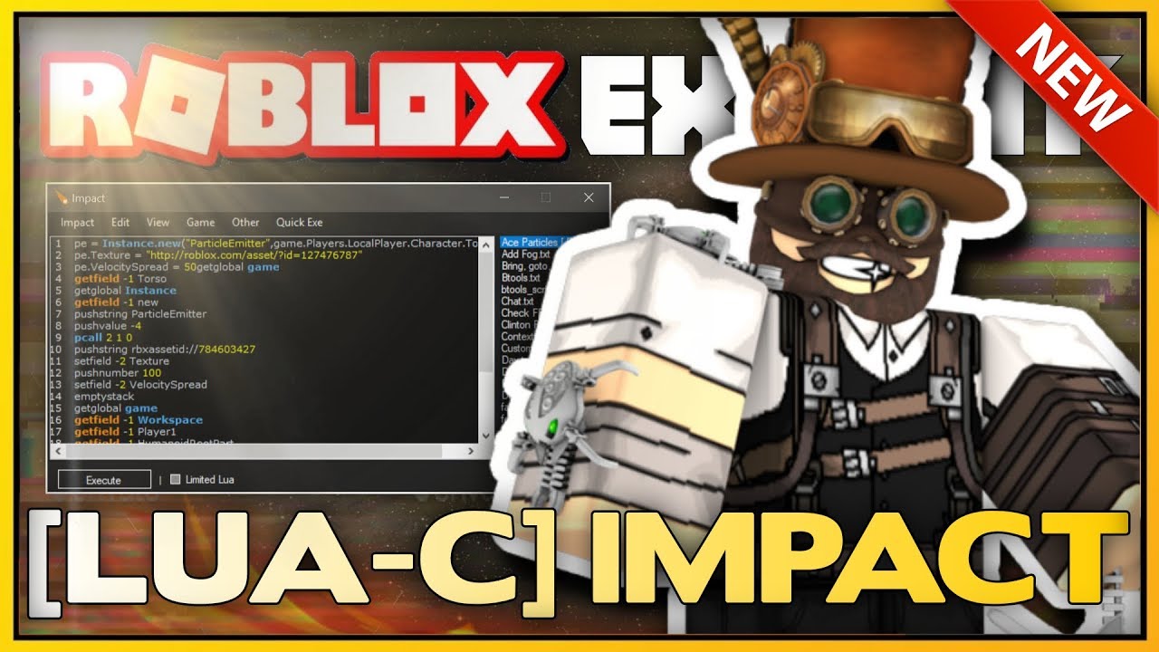 New Roblox Exploit Impact Patched Anti Roblox Ip Ban Limited Lua Exe Themes And Much More Youtube - roblox pc exe