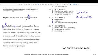 ACT English Form 73C Question 25