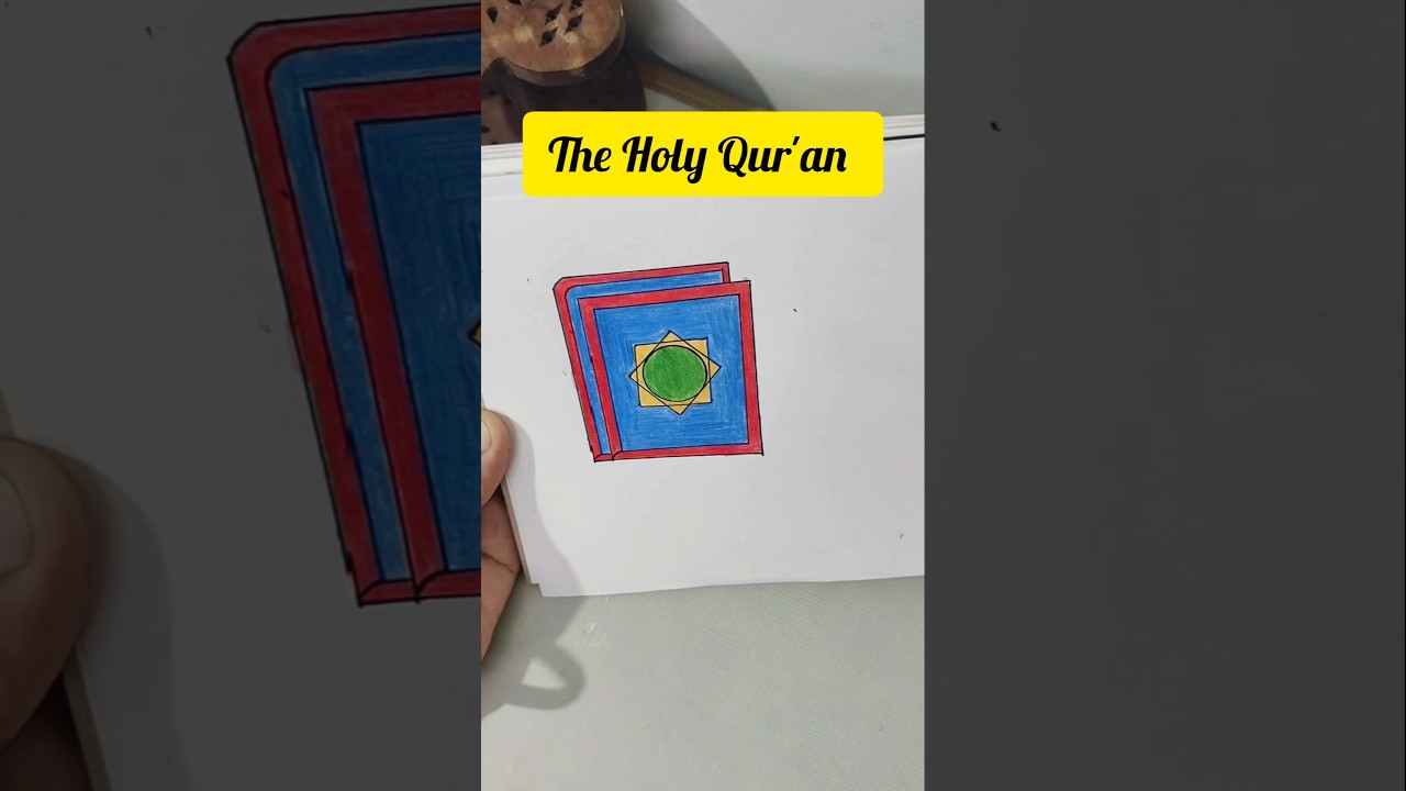 Easy Islamic Drawing ideas of Qur'an 