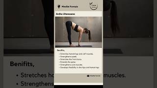 Ardha Uttanasana Benefits #yoga #yogamusic #yogatutorial #gym #fitness #yogapractice #exercise