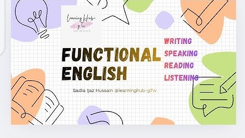 Functional English 