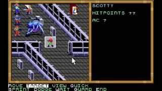Let's Play Buck Rogers Matrix Cubed 54 - Skinning Robots in Our Skivvies Again