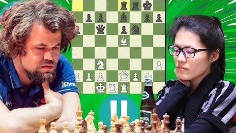 One of the most Famous Magnus Carlsen vs Hou yifan  31