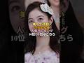 美人で可愛い20代の女優ランキング Part2 #shorts #女優