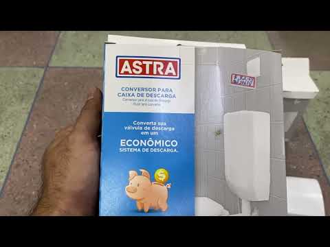 Vídeo de CONVERSOR VALVULA DE DESCARGA PARA CX BAIXA CROMADO ASTRA