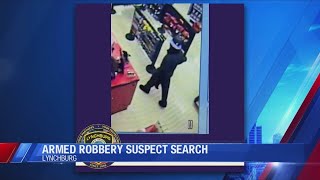 Lynchburg PD searching for AutoZone armed robbery suspect
