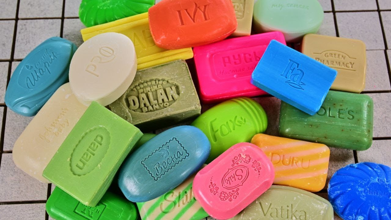 ASMR soap cutting/ Satisfying video |Help you Sleep| Relaxing Video/ Резка сухого мыла/4К