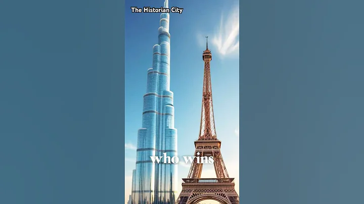 Burj Khalifa vs. Eiffel Tower! 🏙️🗼 | Shocking Size Comparison! | #shorts #shortsbeta