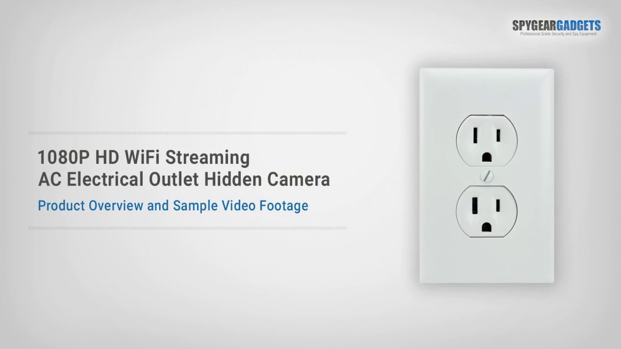hidden camera wall outlet