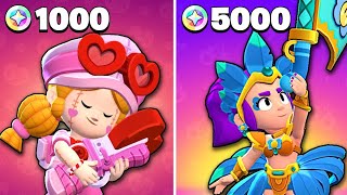 😪😭I get 4 skin in brawl stars for 20000 bling!😍🥰