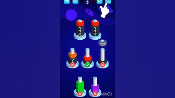 NUTS SORT GAME NEW LEVEL COMPLETE