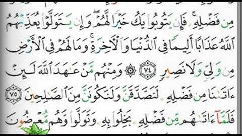 مصحف التجويد صفحة 199 ابراهيم الأخضر 🕋