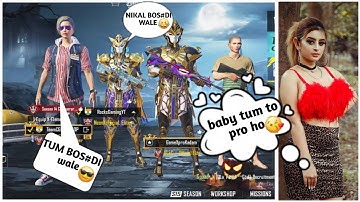 🥺Random Rich Pro Hot🔥Girl Call me NooB💔& I Challenged For 1v3 TDM | Random Call Me Noob