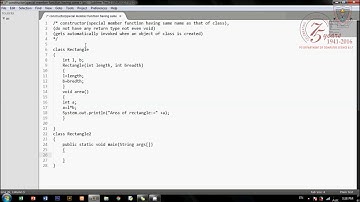 Constructors in JAVA -  PG DEPT. of CS & IT - Doaba College Jalandhar