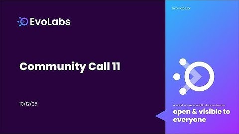 EVO Labs DAO - Open forum 11 - It’s going to be a big one!