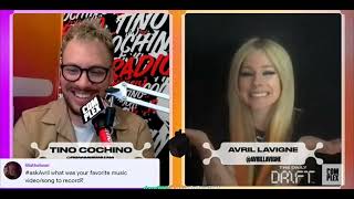 Avril Lavigne answering our questions