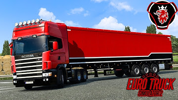 ETS2 1.40 Beta | SCANIA 144L V8 Open Pipe | Stuttgart - Riga | Part 3