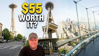 I went to the top of the Seattle Space Needle!