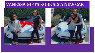 VANESSA BRYANT SURPRISES KOBE SISTER SHARIA with A NEW TESLA.