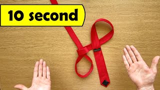 How to tie a tie in 10 seconds - 3 ways by How to tie a tie 1,302,793 views 3 years ago 4 minutes, 36 seconds