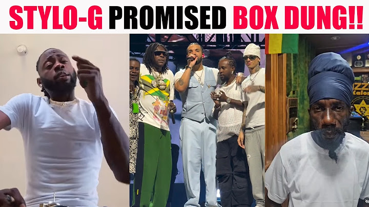 Stylo-G Promised BOX Down For POST About VYBZ KARTEL After Wireless Concert!! Sizzla AFRAID OF FIRE?