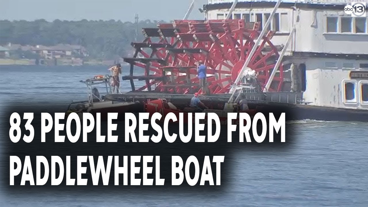 83 people rescued from paddlewheel boat in Lake Conroe