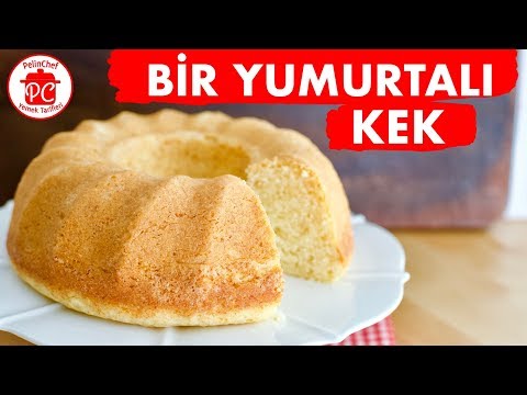 ✅ SADECE 1 🥚 İLE EN KOLAY KEK TARİFİ - BİR YUMURTALI KEK TARİFİ - SADE KEK - KOLAY KEK TARİFLERİ