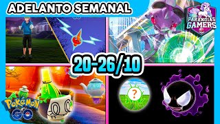 Adelanto Sem Del 20 Al 26 De Octubre En Un Minuto O Dos Pokémon Go
