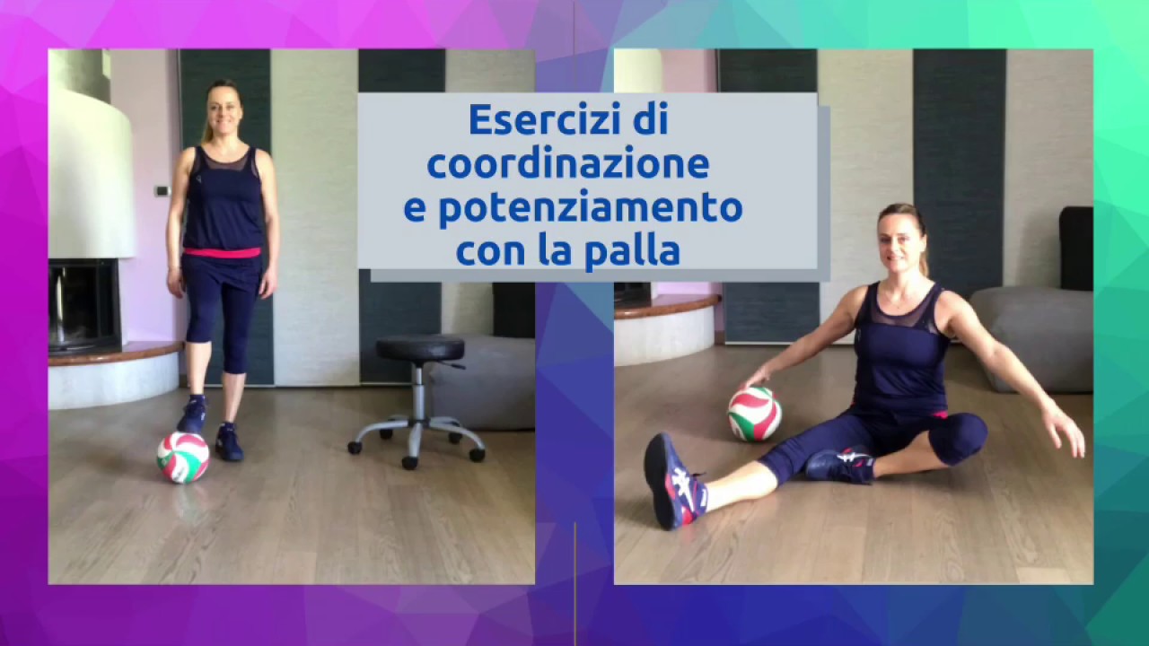 Eserczi di coordinazione e potenziamento con la palla - Didattica on line
