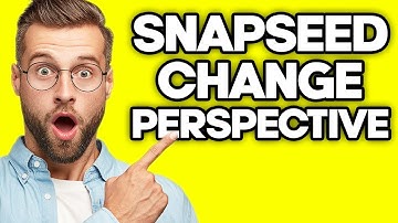 How To Change Perspective on Snapseed (2023)