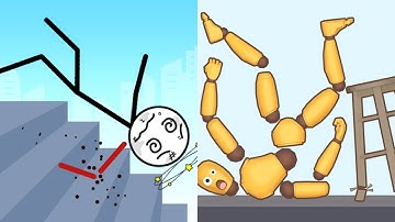 Ragdoll Break: Kick Loser vs Kick & Break The Ragdoll Games - Satisfying ASMR Gameplay All Levels