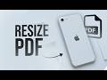 How to Resize PDF File in iPhone (tutorial)