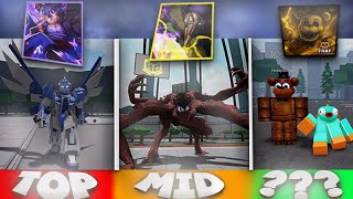 I Played ALL BATTLEGROUNDS Games in Roblox and create a Tier List