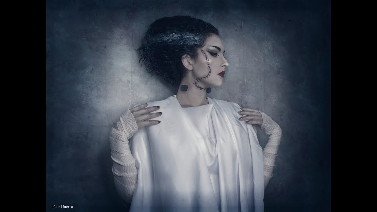 Novia de frankenstein /  tutorial maquillaje