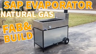 Natural Gas Maple Syrup Evaporator Homemade