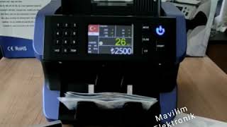 Bill Counter İntegra Al - 185 Karışık Para Sayma Makinesi Trl - Eur / Usd Adet Sayımı