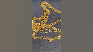 After one year Mene 24k GOLD heavy cable chain and self made 24k ring