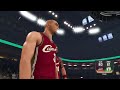 Playing NBA 2K21 Boston Celtics 07-08 vs Cleveland Cavaliers 06-07