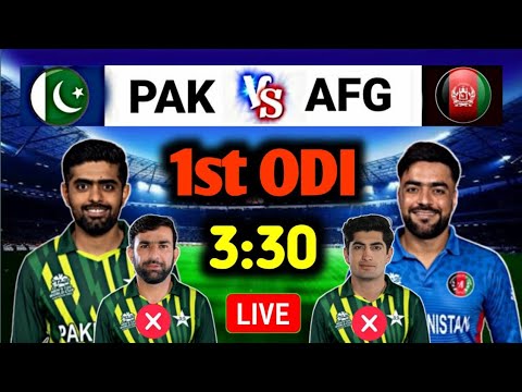 Pakistan vs Afghanistan Live Today | Pakistan vs Afghanistan 1st ODI Live | Pak vs Afghanistan 2023.
