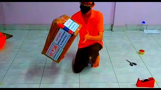 Packing Bungkus Kotak Kayu Ukuran Sedang 10 kg